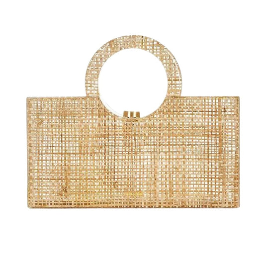 CULT GAIA Women Bags Beige CULT GAIA - Iman Box Handbag