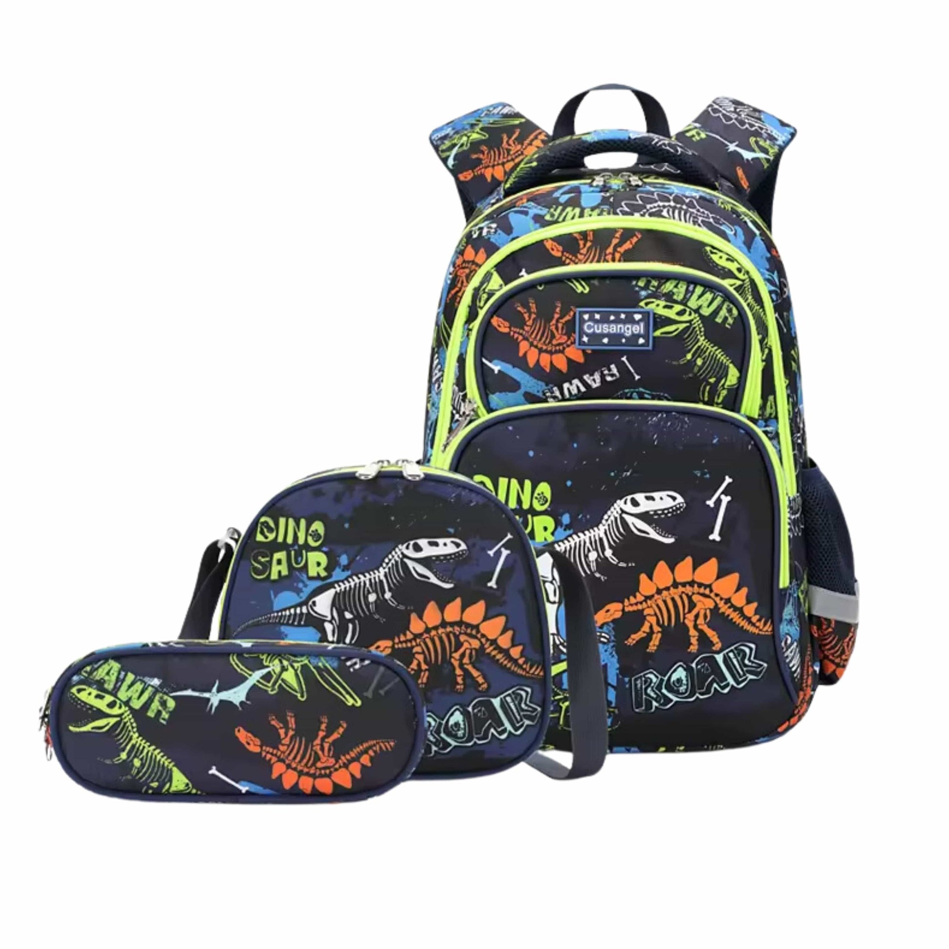 CUSANGEL School Bags Multi-Color CUSANGEL - Cartoon Dinosaur School Backpack