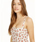 DANIELLE BERNSTEIN Womens Tops DANIELLE BERNSTEIN - Sweetheart flower pattern Sleeveless Crop Top