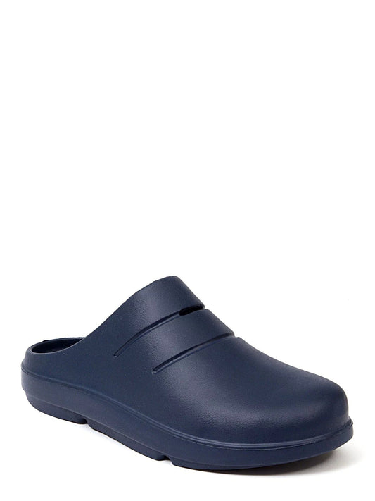 DEER STAGS Mens Shoes 46 / Navy DEER STAGS - Winston Comfort Cushioned Clogs Slippers