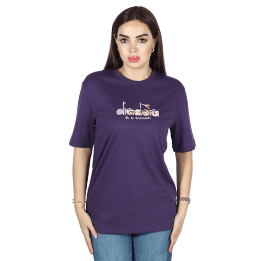 DIADORA Womens Tops DIADORA - Printed Eye Back T-shirt