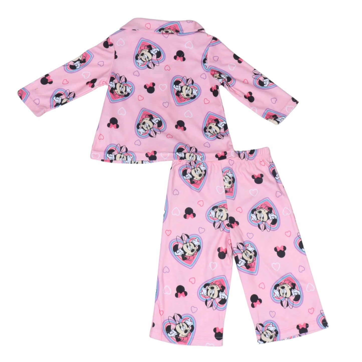 DISNEY Baby Girl 18 Month / Multi-Color DISNEY - Minie hearts baby girl pajama set