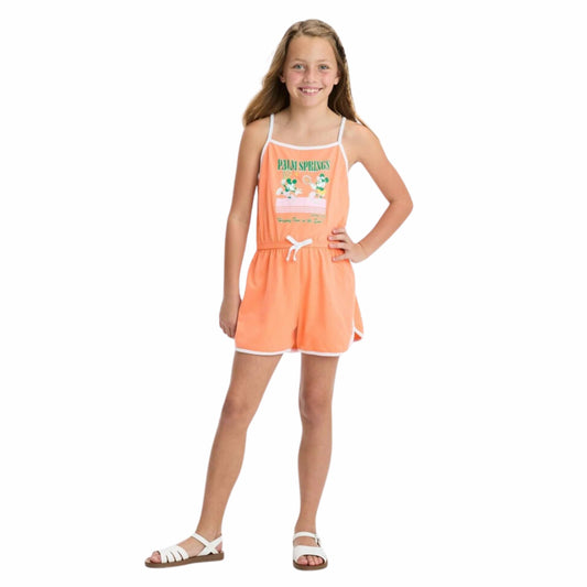 DISNEY Girls Overall XS / Orange DISNEY - KIDS - Palm Springs Romper