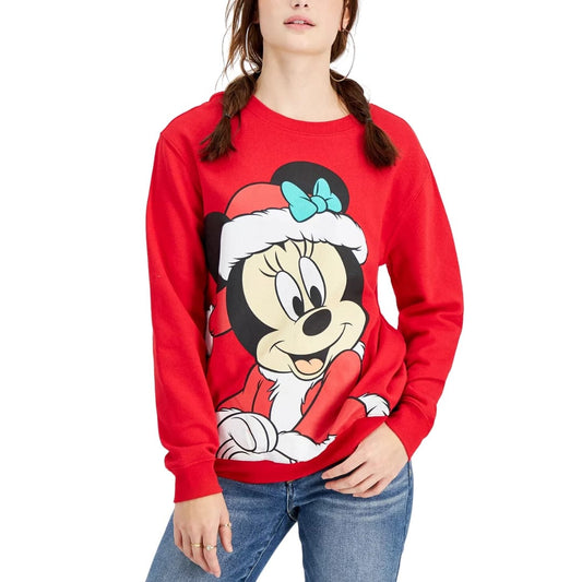 DISNEY Womens Tops XXL / Red DISNEY - Christmas Vibes Minnie Mouse Sweatshirt