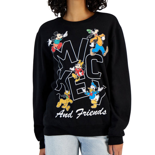 DISNEY Womens Tops M / Black DISNEY - Graphic Sweatshirt