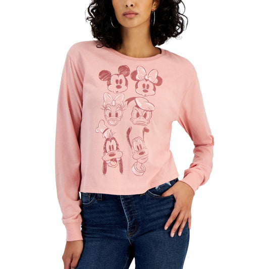 DISNEY Womens Tops DISNEY - Mickey & Friends Long-Sleeve Blouse