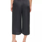 DKNY Womens Bottoms L / Navy DKNY - Pull-on Wide-Leg Cropped Pants