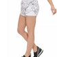 DKNY Womens Bottoms L / Multi-Color DKNY -  Women S Printed Ruched Shorts
