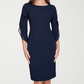 DKNY Womens Dress DKNY - Jewel Neck Above the Knee Dress