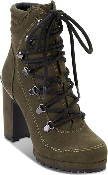 DKNY Womens Shoes DKNY - Lenni Dressy Leather Ankle Boots