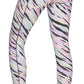 DKNY Womens sports XS / Multi-Color DKNY -  Printed High-Waist 7/8 Leggings