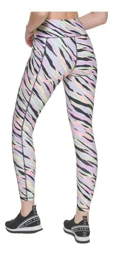 DKNY Womens sports XS / Multi-Color DKNY -  Printed High-Waist 7/8 Leggings