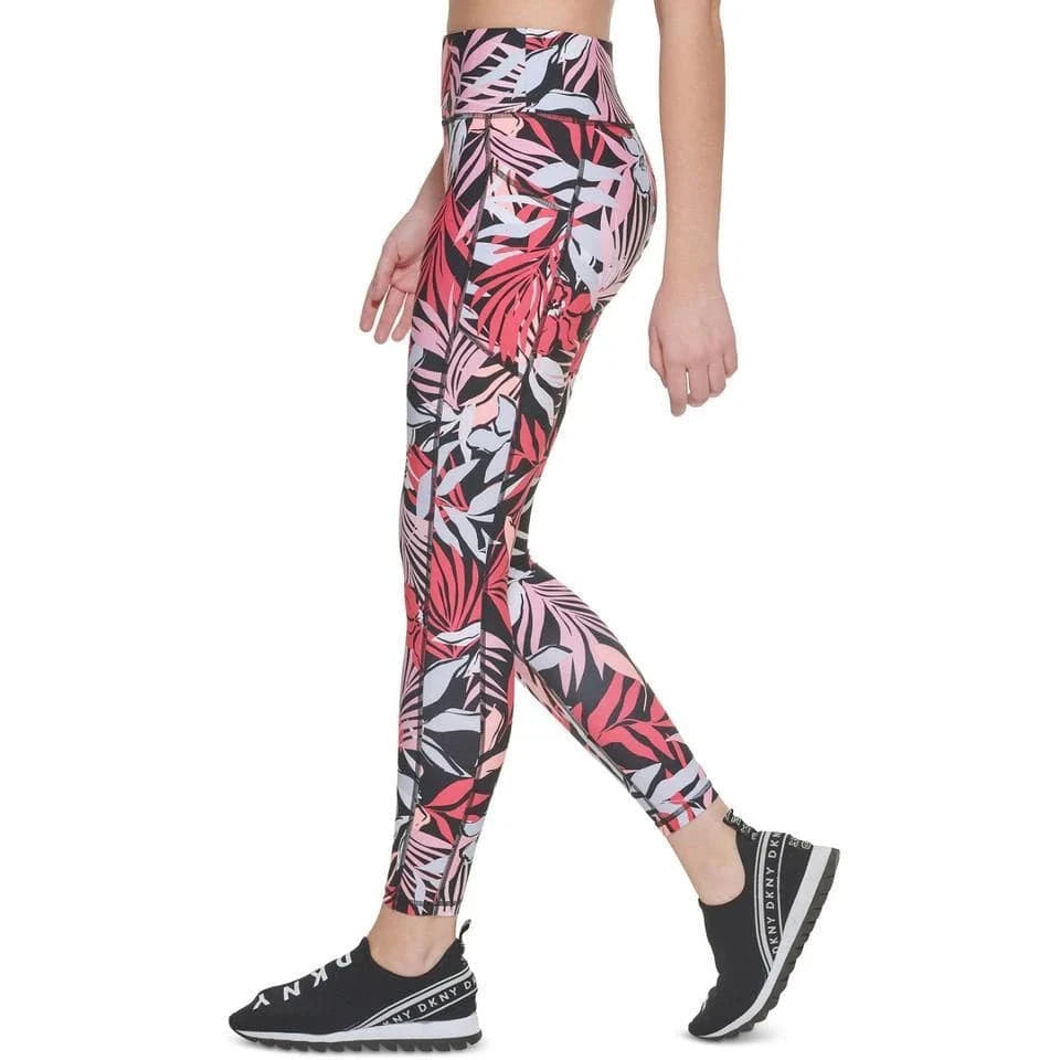 DKNY Womens sports DKNY - Printed High-Waist  Leggings
