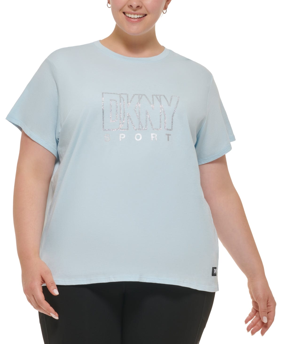 DKNY Womens Tops XXXL / Blue DKNY -  Fitness Logo Shirts & Tops