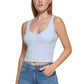 DKNY Womens Tops L / Blue DKNY - Women's Cropped Tank Top