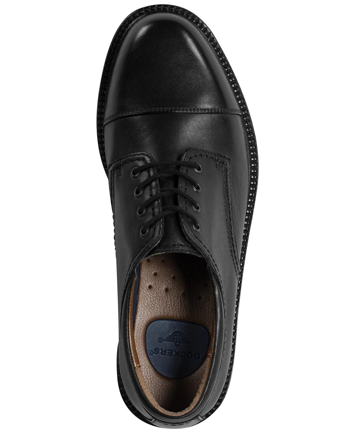 DOCKERS Mens Shoes 44.5 / Black DOCKERS - Cap-Toe Oxford Shoes