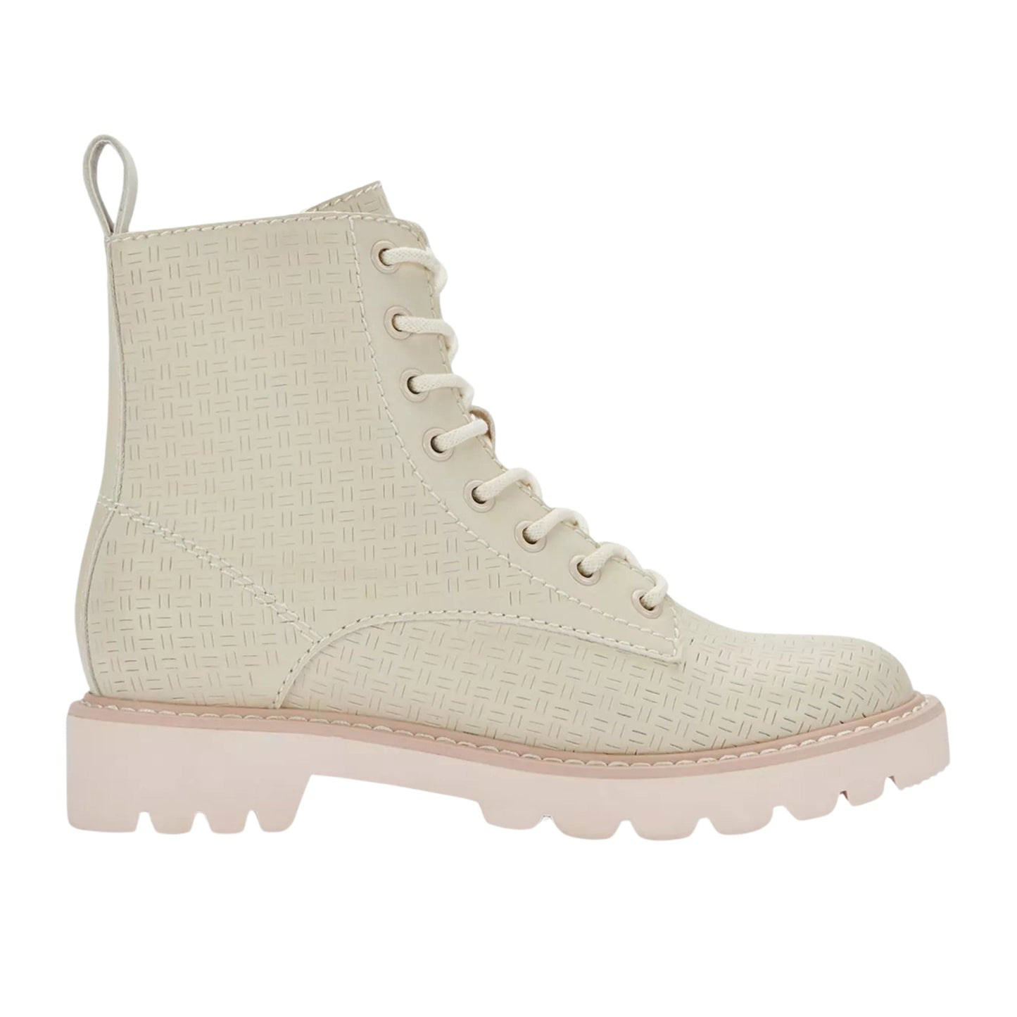 DOLCE VITA Womens Shoes 37.5 / Off-White DOLCE VITA - Perforated Round Toe Ankle Boots