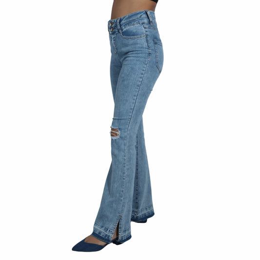 DOLLHOUSE Womens Bottoms XS / Blue DOLLHOUSE - Belt Loops Jeans