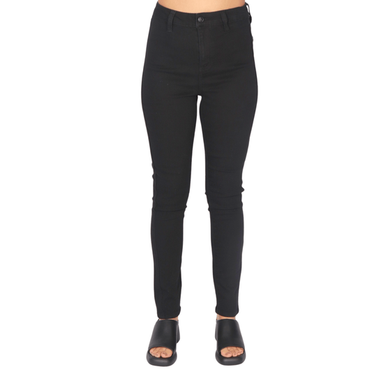 DOLLHOUSE Womens Bottoms M / Black / 28 DOLLHOUSE - Pull Over Denim