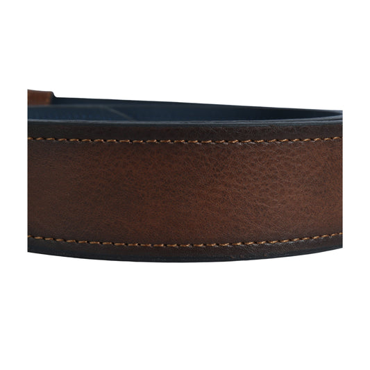 DYNAMO Belts Brown DYNAMO - Leather Belt