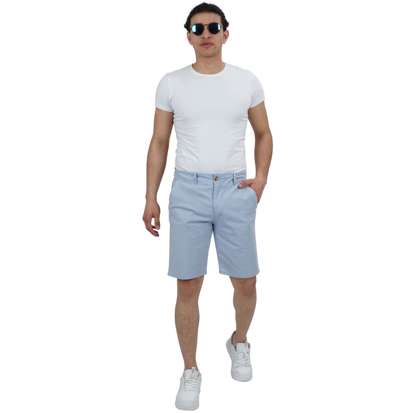 DYNAMO L / Blue DYNAMO - Lightweight Casual Shorts