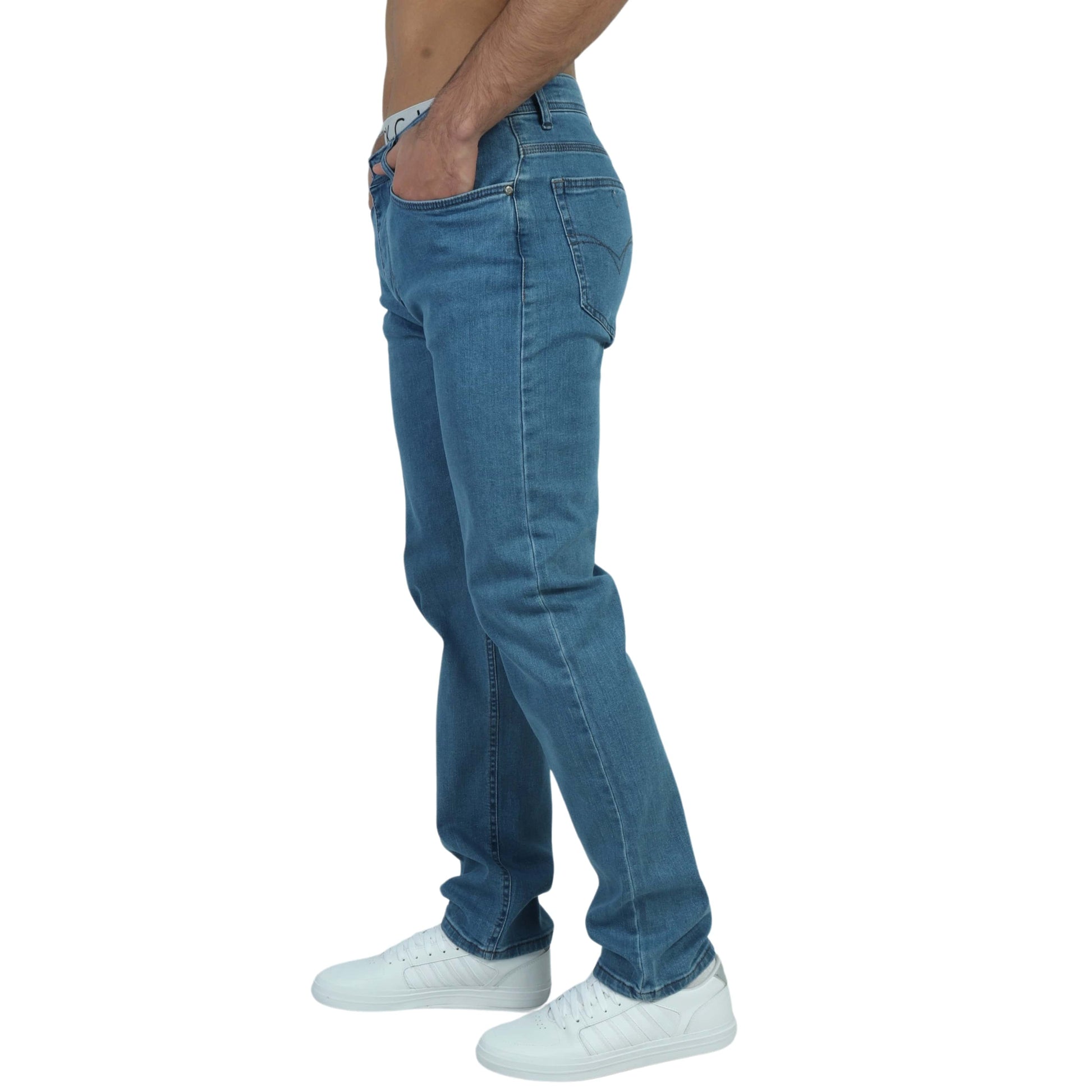 DYNAMO Mens Bottoms M / Blue DYNAMO - Pull Over Jeans