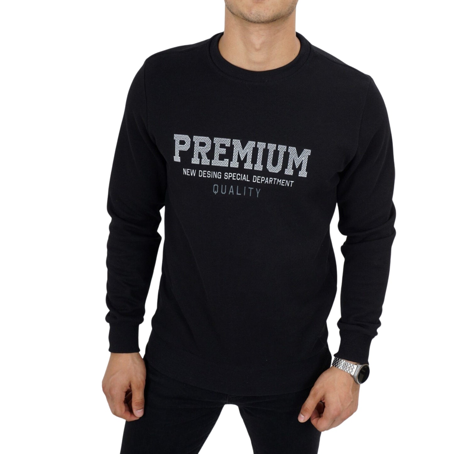 DYNAMO Mens Tops XL / Black DYNAMO - Long Sleeve Sweatshirt