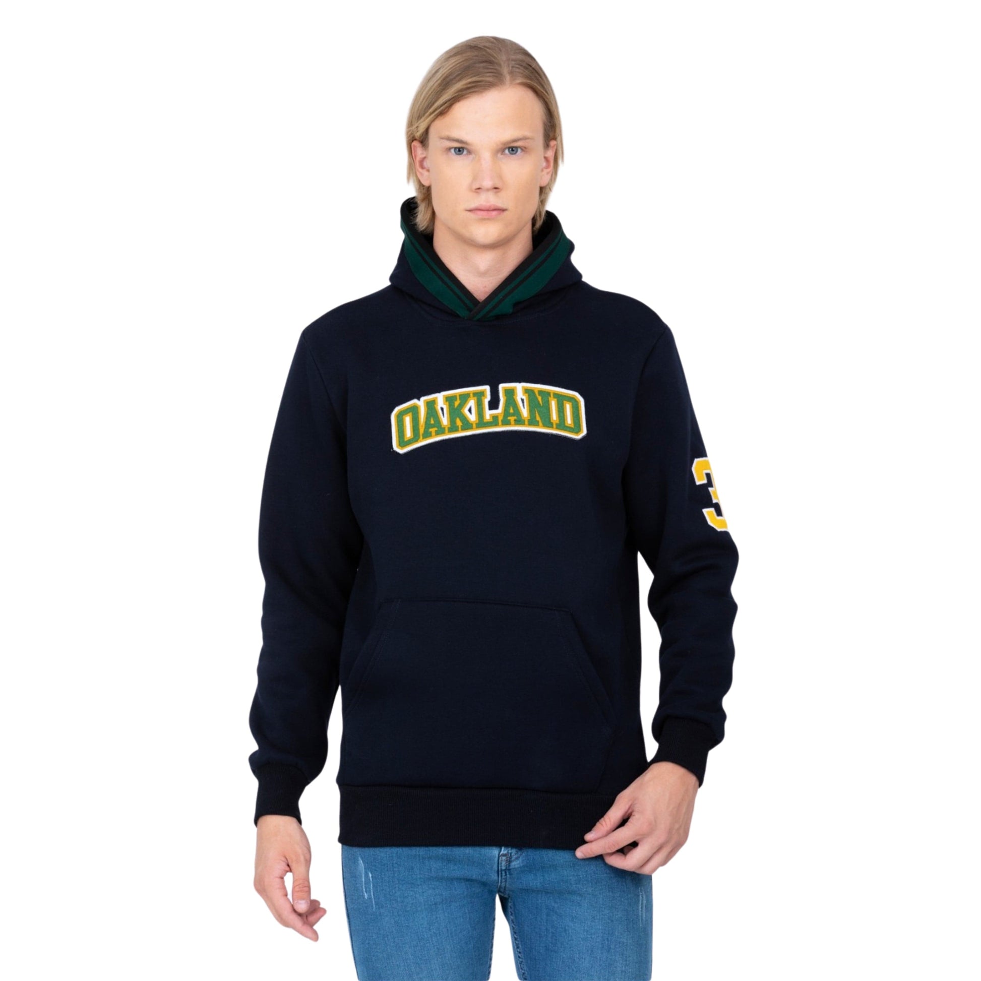 DYNAMO Mens Tops XXL / Navy DYNAMO - Oakland Text Hoodie