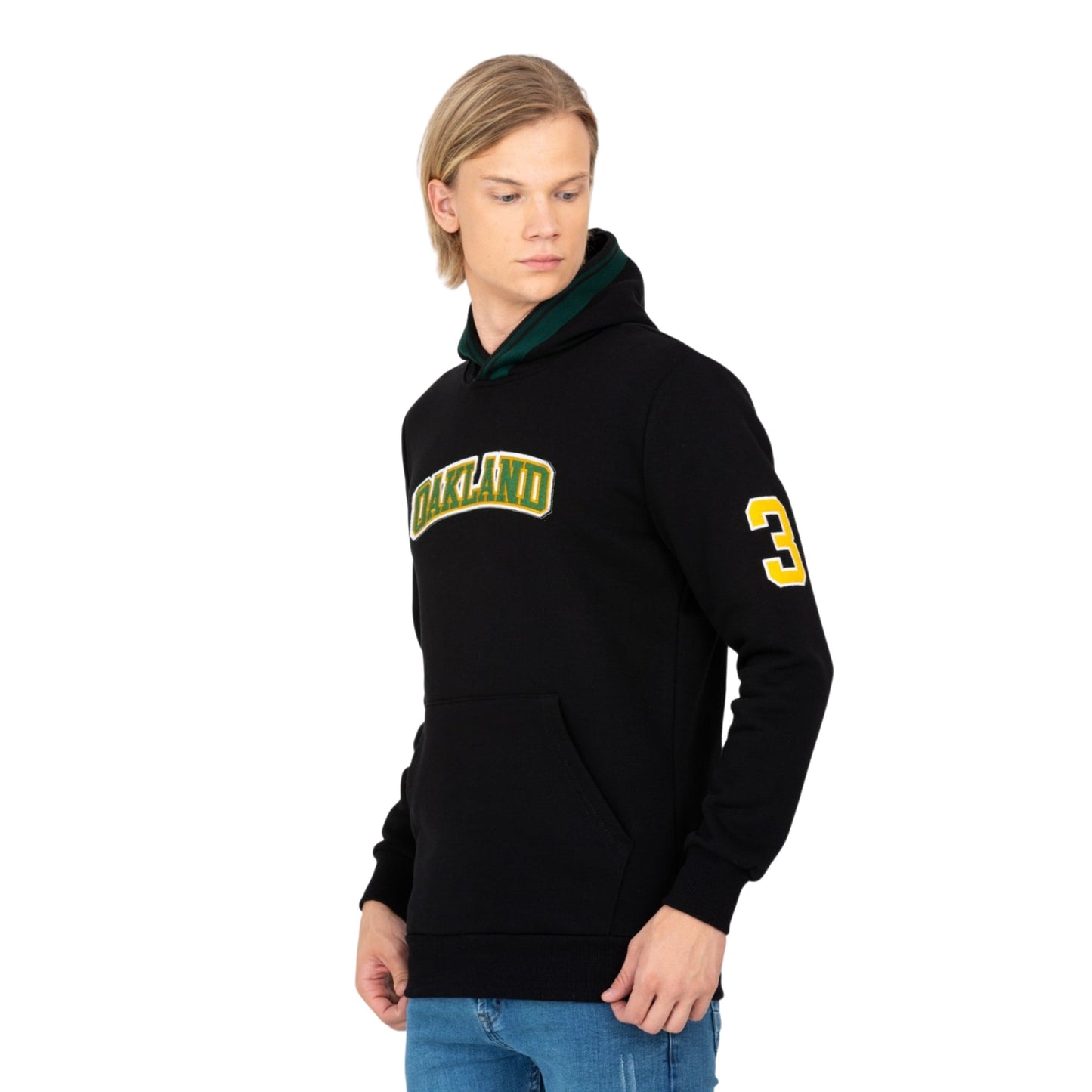 DYNAMO Mens Tops XXL / Black DYNAMO - Oakland Text Hoodie