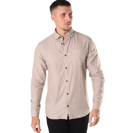 DYNAMO - Button up cuffed shirt