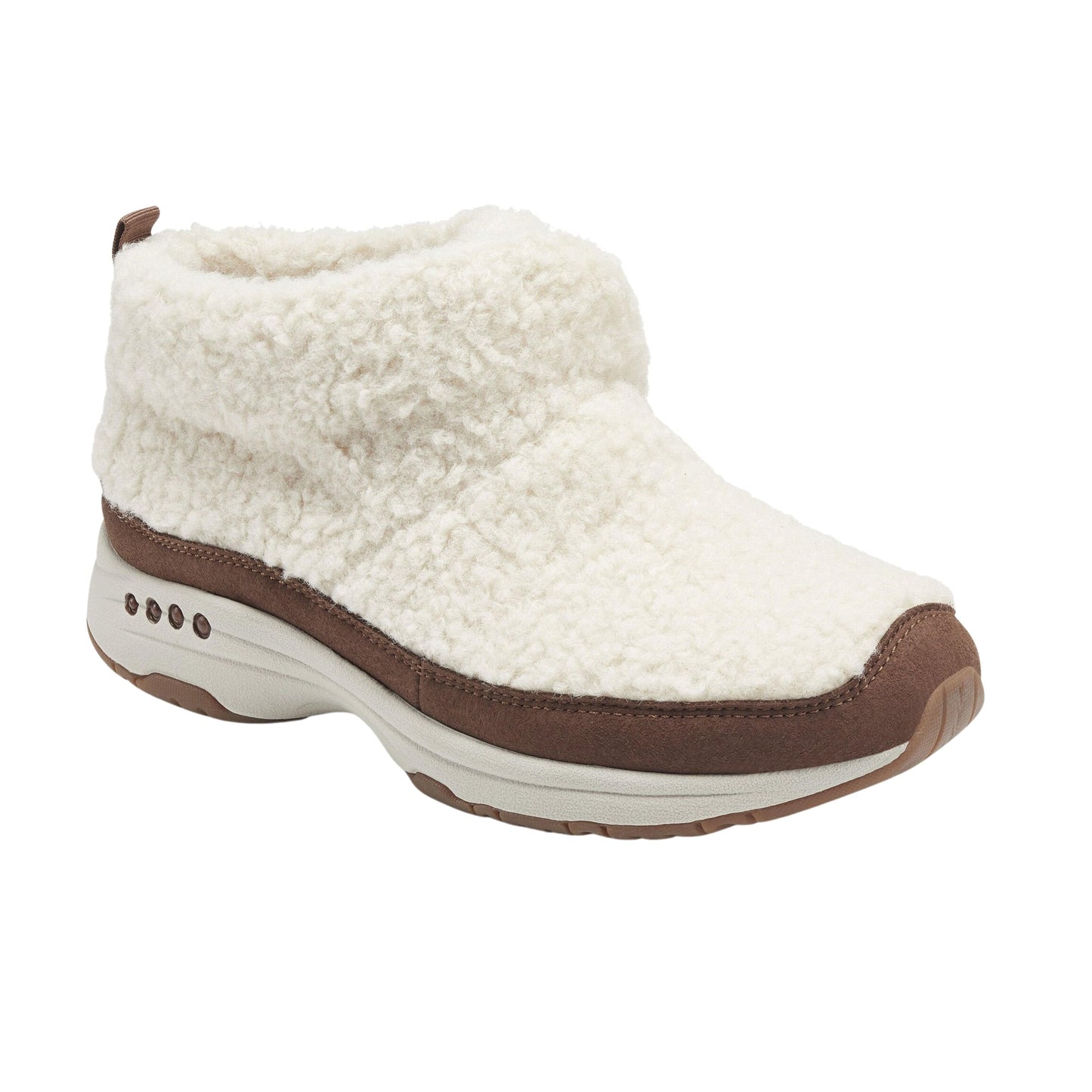 EASY SPIRIT Womens Shoes 38 / White EASY SPIRIT - Trippin Cozy Ankle Booties