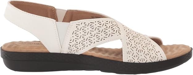 EASY STREET Womens Shoes 38 / White EASY STREET - Claudia Comfort Sandal