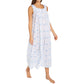 EILEEN WEST Womens Pajama M / Multi-Color EILEEN WEST - Cotton Floral Print Nightgown