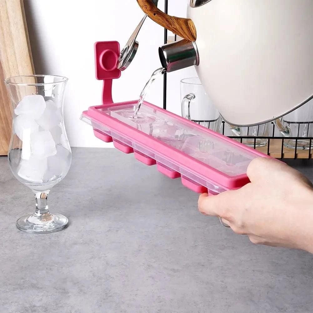 EIS WURFEL Kitchenware Pink EIS WURFEL - Ice Cube Tray with Lid
