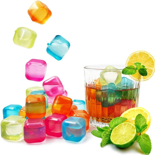 EIS WURFEL Kitchenware Multi-Color EIS WURFEL - Set Of Reusable & Freezable Ice Cubes 18 Pcs