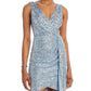 ELIZA J Womens Dress S / Blue ELIZA J - Sleeveless Sequin Bodycon Evening Dress