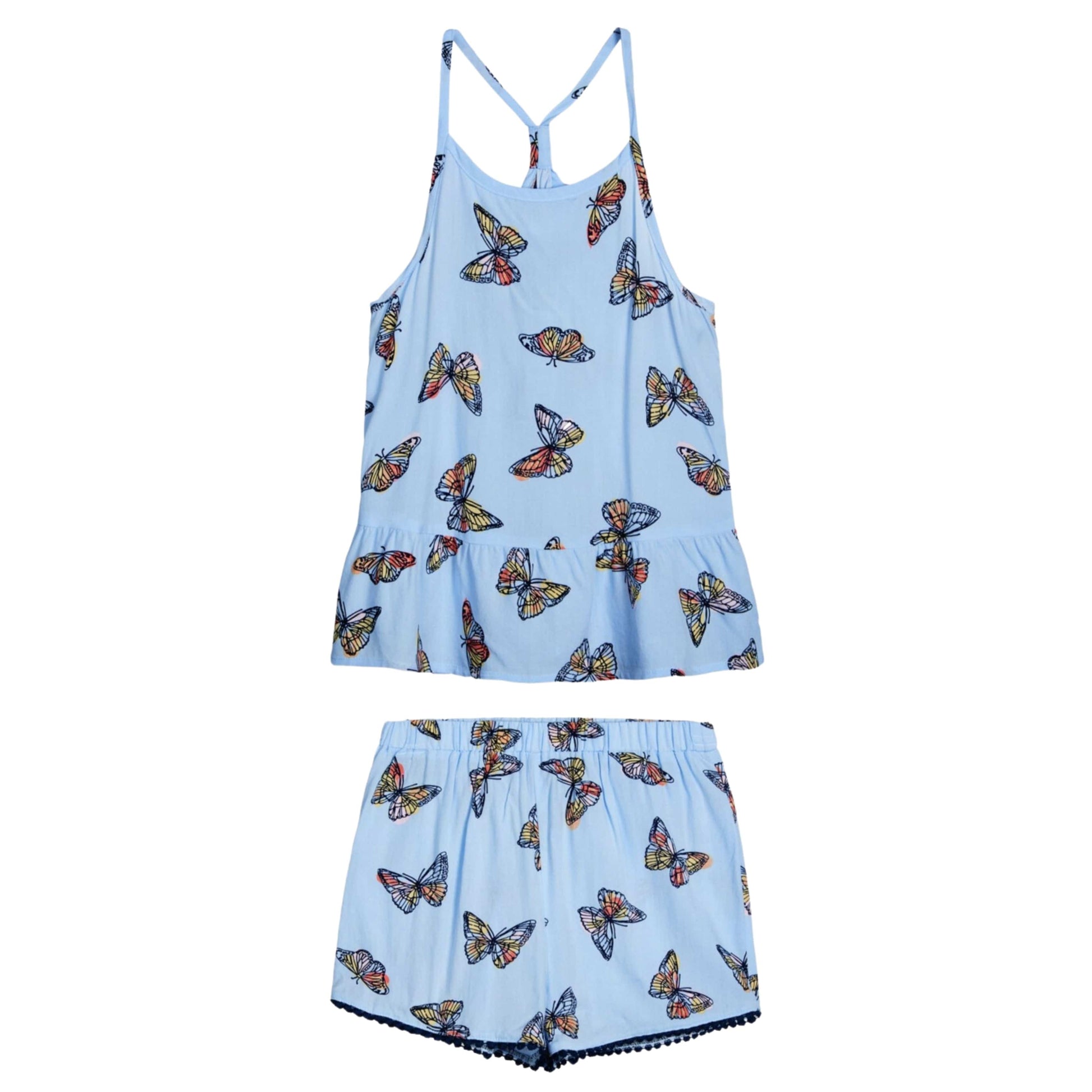 EPIC THREADS Girls Sets XL / Blue EPIC THREADS - KIDS - Butterfly All Over Print Challis, 2 Piece Set