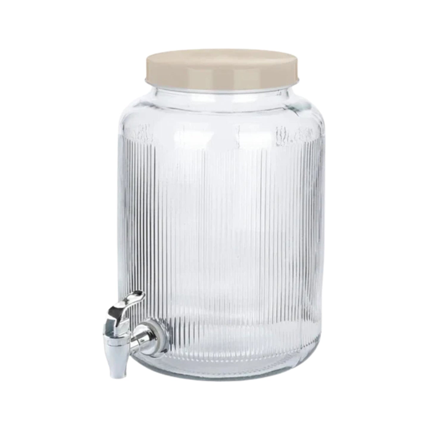 ERNESTO Kitchenware 5.1 L / Beige ERNESTO  - Clear Drinks Dispenser