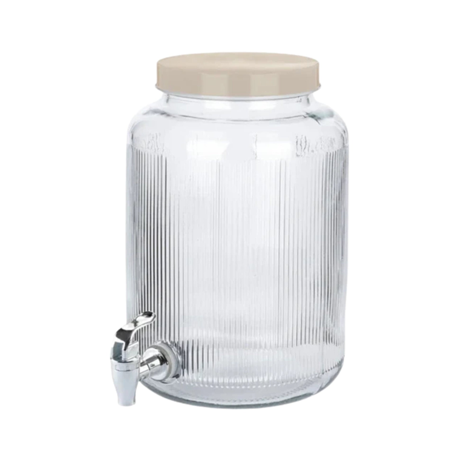 ERNESTO Kitchenware 5.1 L / Beige ERNESTO  - Clear Drinks Dispenser