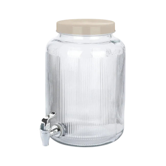 ERNESTO Kitchenware 5.1 L / Beige ERNESTO  - Clear Drinks Dispenser