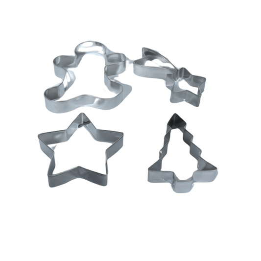 ERNESTO Kitchenware Silver ERNESTO - Cookie various shapes cutters