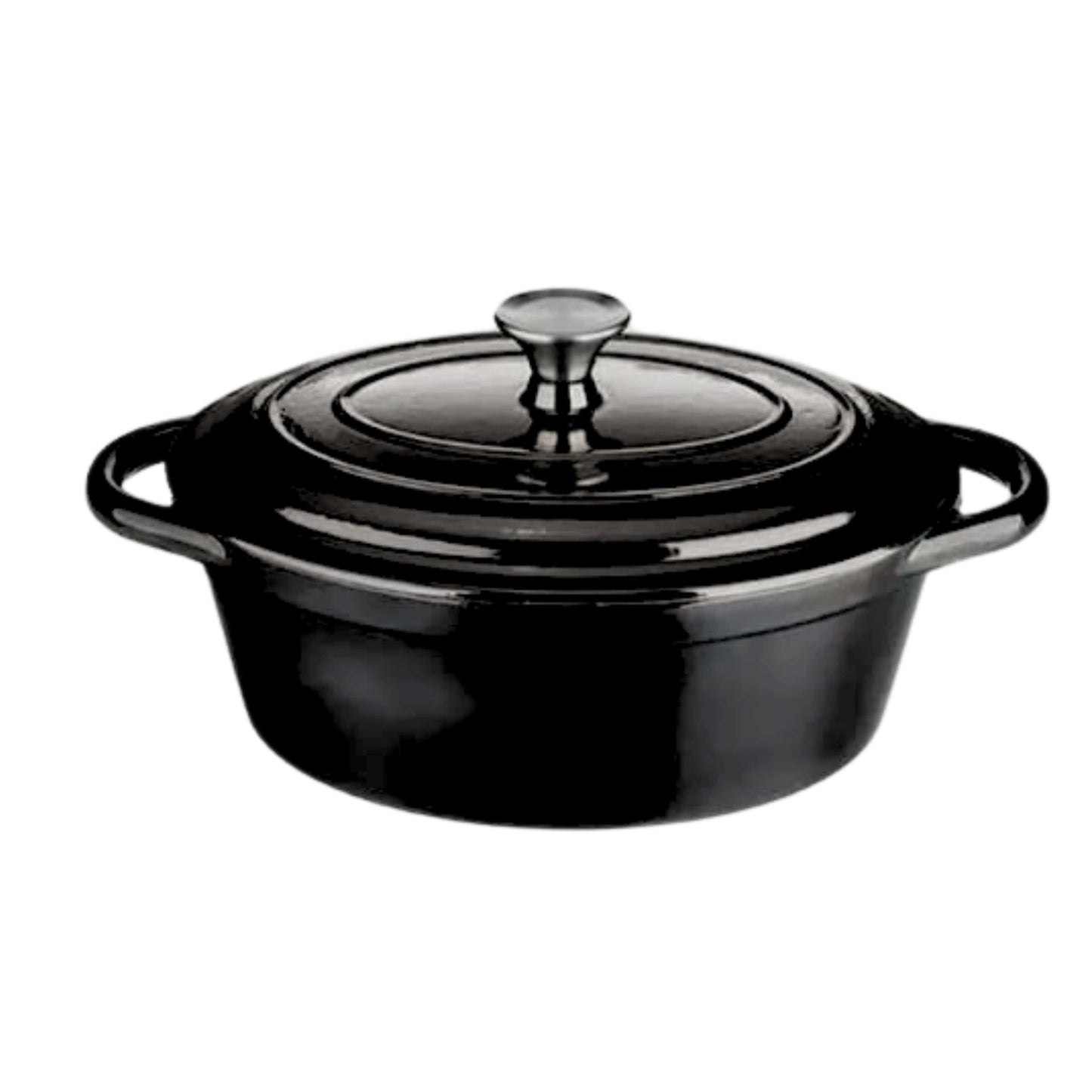 ERNESTO Kitchenware Black ERNESTO - Enameled Cast Iron Casserole Dish