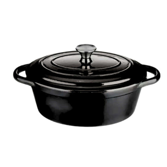 ERNESTO Kitchenware Black ERNESTO - Enameled Cast Iron Casserole Dish