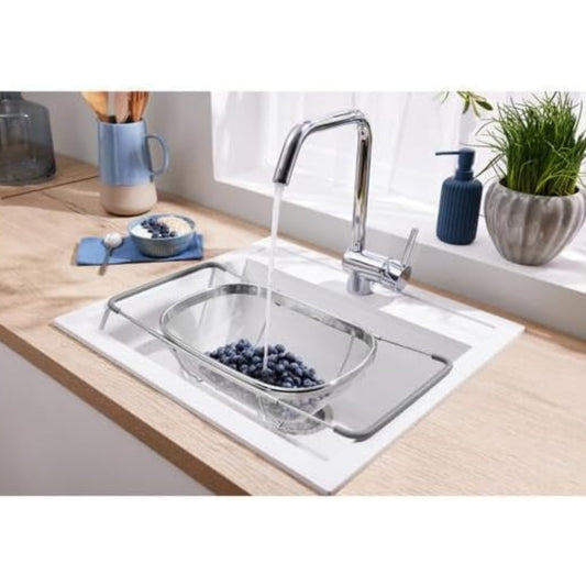 ERNESTO Kitchenware ERNESTO - Extendable Stainless Steel Sink Sieve
