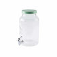ERNESTO Kitchenware 5.5 L / Green ERNESTO - Glass Drink Dispenser with Tap Drink Beverage Cocktail
