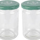ERNESTO Kitchenware Multi-Color ERNESTO - Glass jars with colorful lids