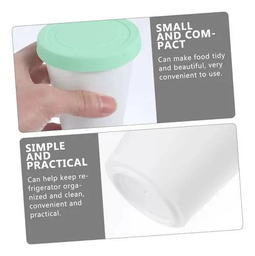 ERNESTO Kitchenware ERNESTO - Ice Cream Container Dessert Cups