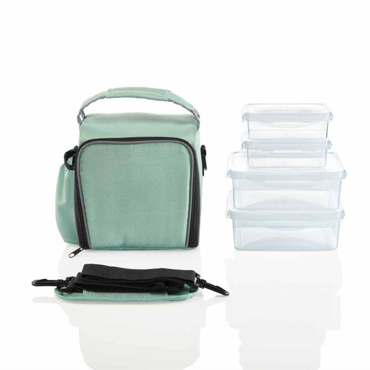 ERNESTO Kitchenware Green ERNESTO - Lunch bag with lunch box set