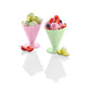 ERNESTO Kitchenware ERNESTO - Plastics Ice Cream Cups Waffle