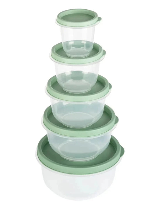 ERNESTO Kitchenware ERNESTO - Round Food Container Set of 5